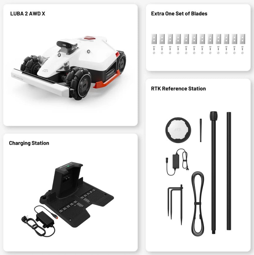 MAMMOTION LUBA mini AWD 800 – Wire-Free Robot Mower
